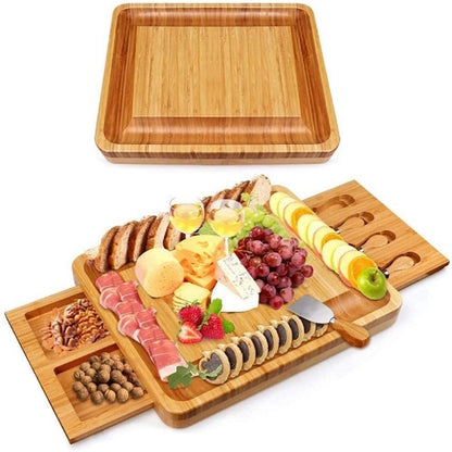 Bamboo Cheese Board And Knife Set