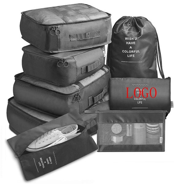 Luggage Organizer Storage Packing Cube Travel 8 Pcs Set
