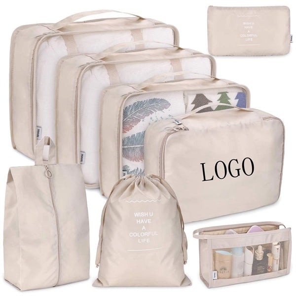 Luggage Organizer Storage Packing Cube Travel 8 Pcs Set