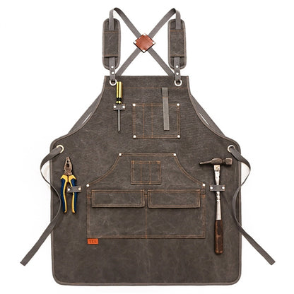 Canvas Cross Back Apron