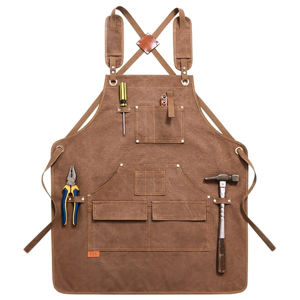 Canvas Cross Back Apron