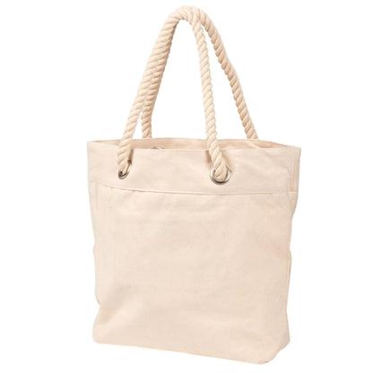 14 oz. Heavy-duty Cotton Canvas Tote Bag w/ Rope Handle