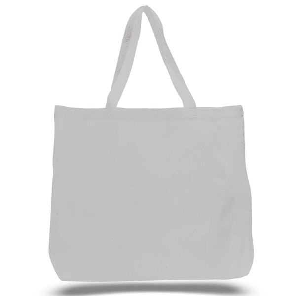 12 oz. Extra Large Grocery Cotton Tote Bag 20"x15"x5"