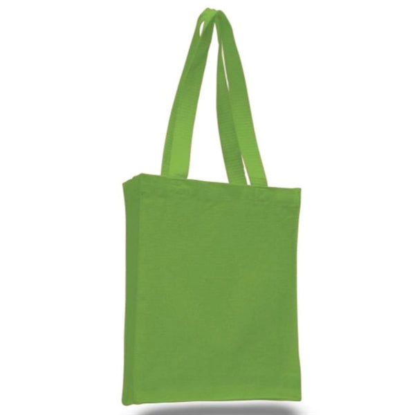 12 Oz. Compact Convention Cotton Canvas Tote Bag (10" x 12")