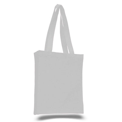 12 Oz. Compact Convention Cotton Canvas Tote Bag (10" x 12")