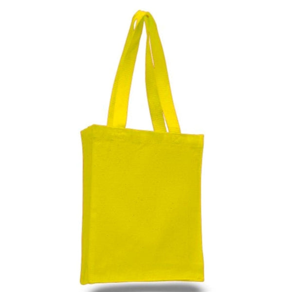 12 Oz. Compact Convention Cotton Canvas Tote Bag (10" x 12")
