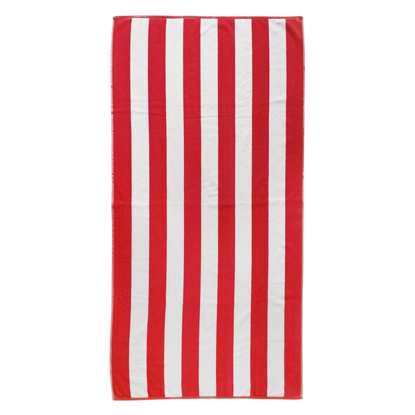35x70 Terry Velour Cabana Stripe Beach Towels 18.75 LB/Dz