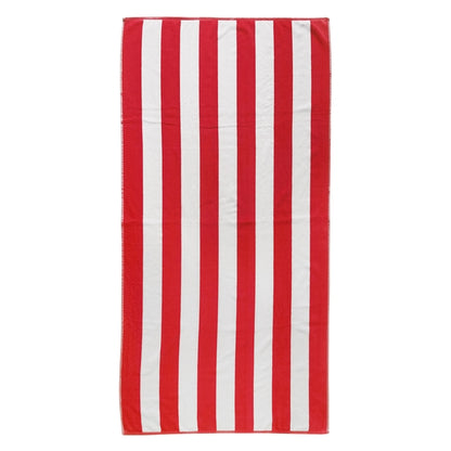 35x70 Terry Velour Cabana Stripe Beach Towels 18.75 LB/Dz