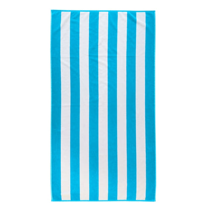 35x70 Terry Velour Cabana Stripe Beach Towels 18.75 LB/Dz