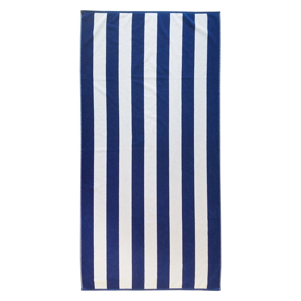 35x70 Terry Velour Cabana Stripe Beach Towels 18.75 LB/Dz