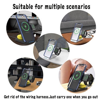 3 In 1 Fast Wireless Charging Dock