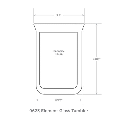 ELEMENT GLASS TUMBLER