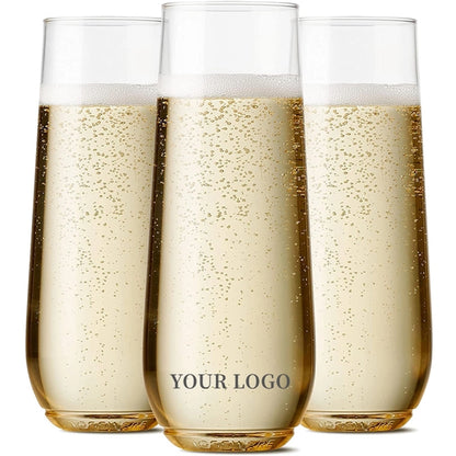 Stemless Plastic Champagne Flute