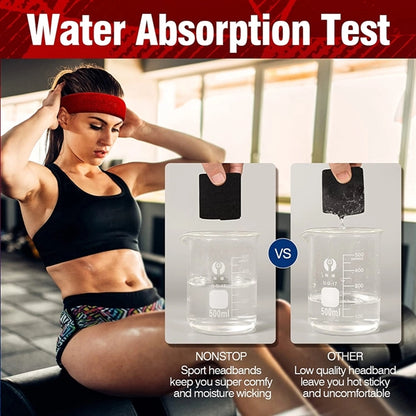 Sports Cotton Headband For Men Women