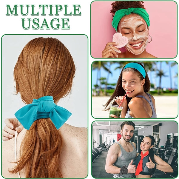 Moisture Wicking Elastic Tennis Headband