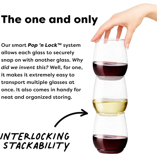 Hard Plastic Wine Glass