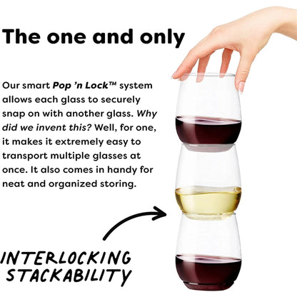 Hard Plastic Wine Glass