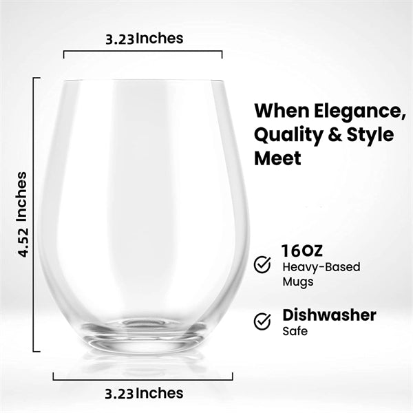 Hard Plastic Wine Glass