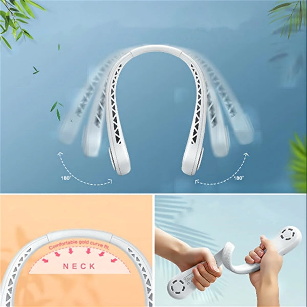 Low Noise Bladeless Hanging Around Neck Fan