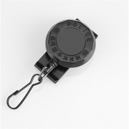 Heavy Duty Engraved Badge Reel w/ Keyring