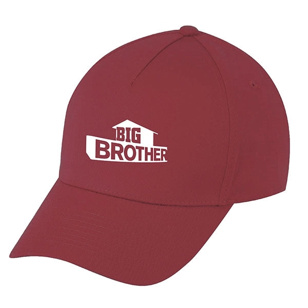 Low Crown (Constructed) 5 Panel Cotton Twill Cap