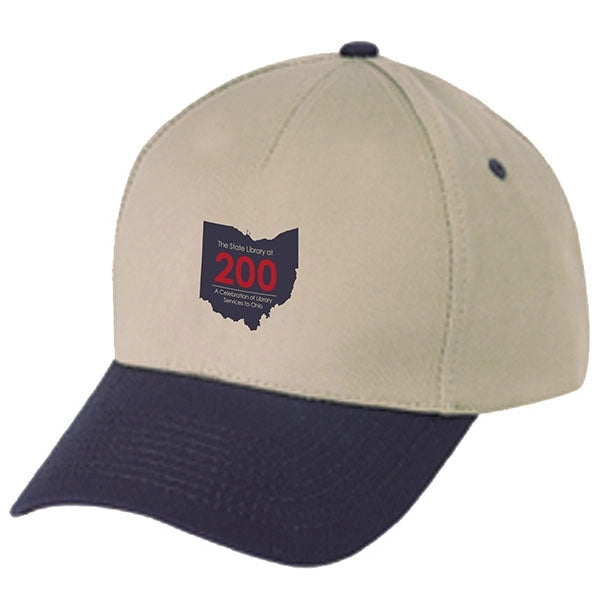 Low Crown (Constructed) 5 Panel Cotton Twill Cap