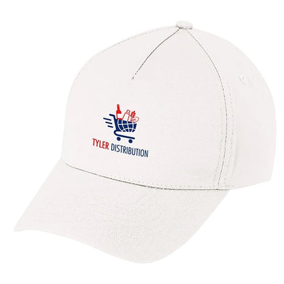 Low Crown (Constructed) 5 Panel Cotton Twill Cap