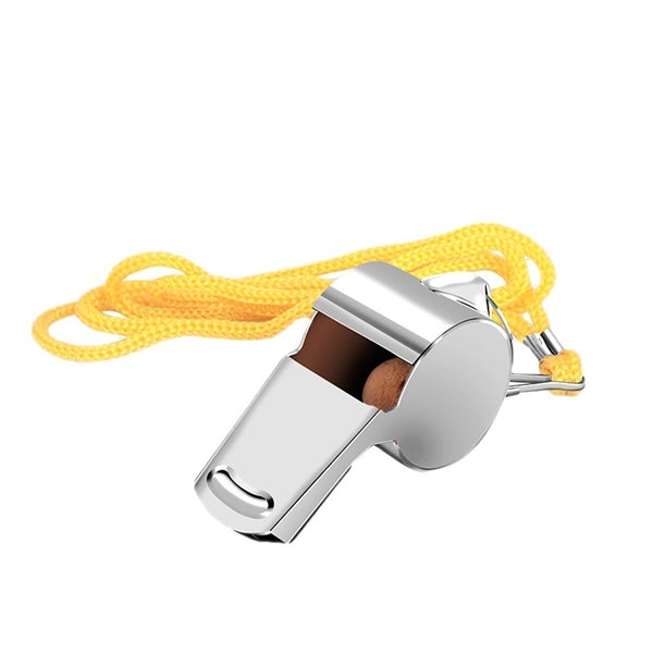 Metal Whistle With Lanyard