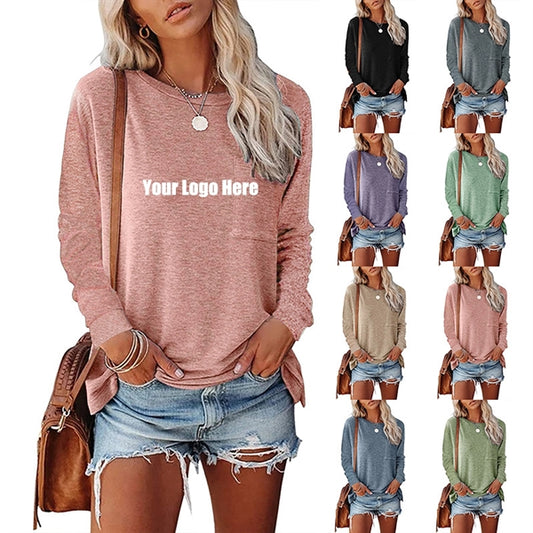 Women Casual Loose Long Sleeve Shirts
