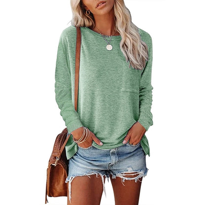 Women Casual Loose Long Sleeve Shirts