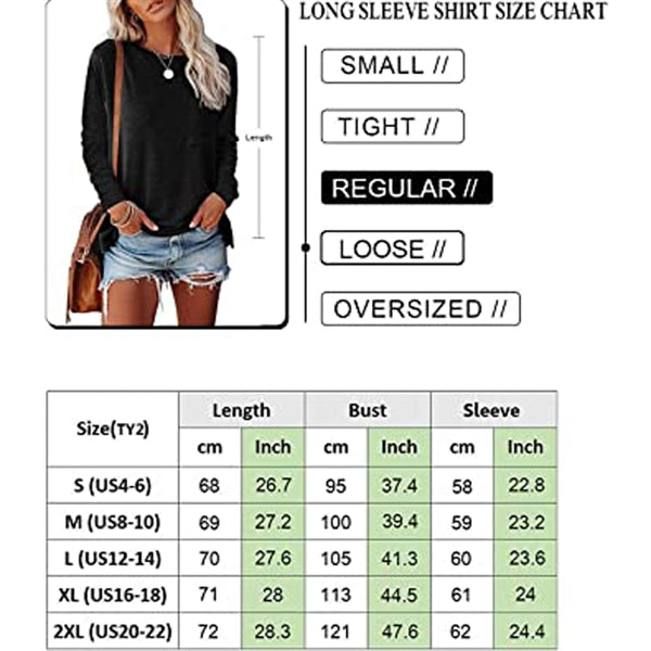 Women Casual Loose Long Sleeve Shirts