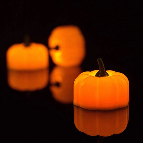 Halloween 12 Pack Led Pumpkin Light