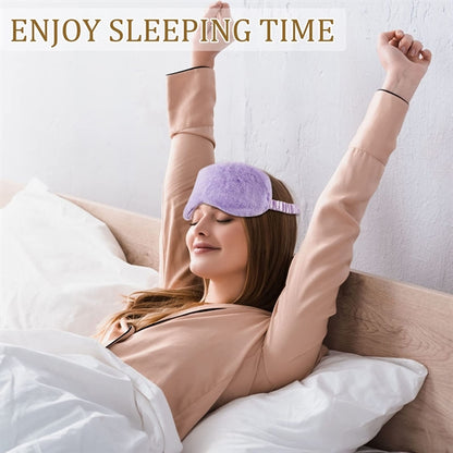 Plush Eye Mask Soft Sleeping Blindfold
