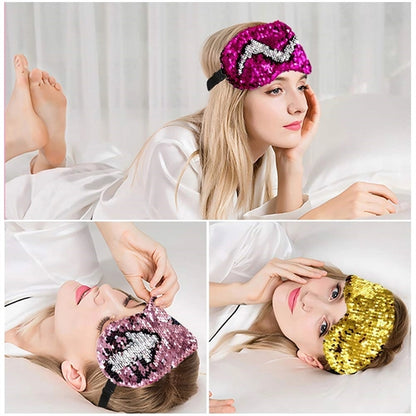 Glitter Sequins Sleeping Eye Mask