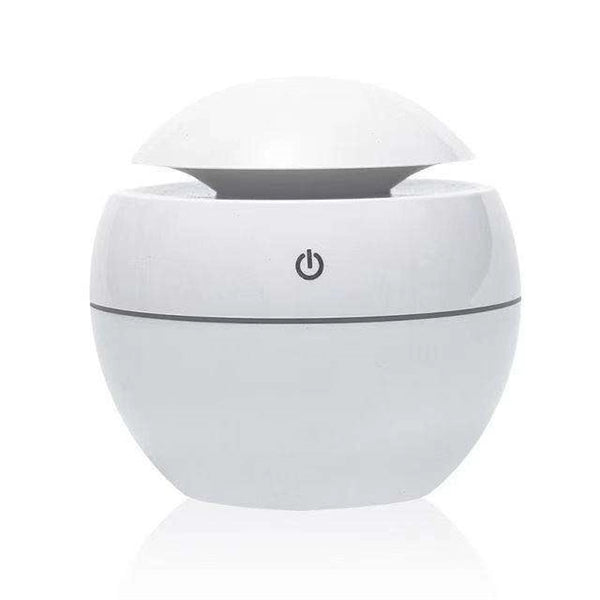 130Ml Usb Electric Air Humidifier Wood Grain 7 Color Lights