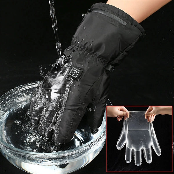 Waterproof Touch Screen Electric Heated Gloves