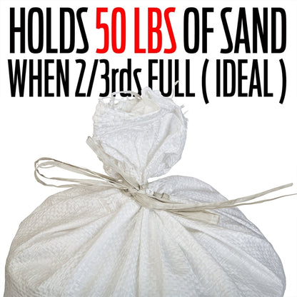 Woven Polypropylene Sand Bags 14" X 26"