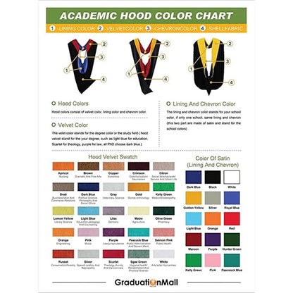 Graduation Hood for Master Degree Deluxe Academic
