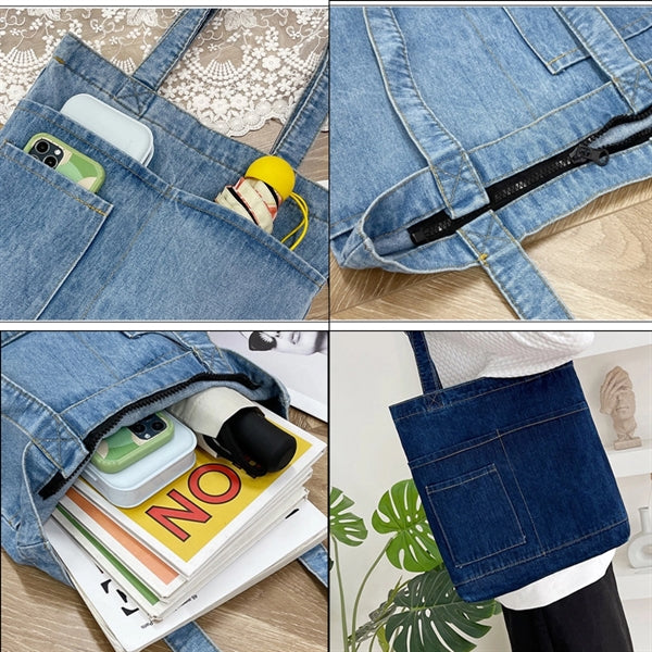 Denim Canvas Bag