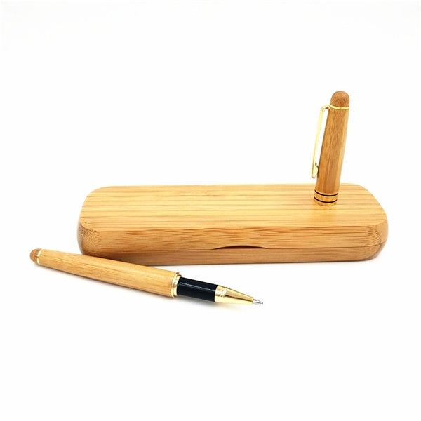 Bamboo Ballpoint Pen Set