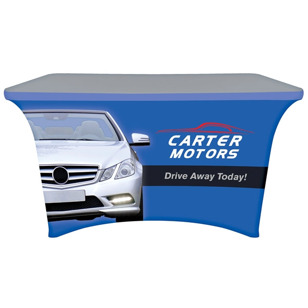 4' Digitally Printed Stretch Table Covers