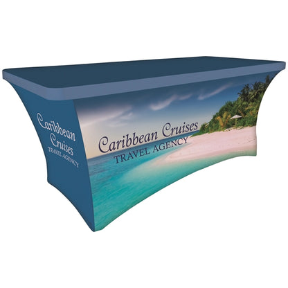 6' Digitally Printed Stretch Table Covers