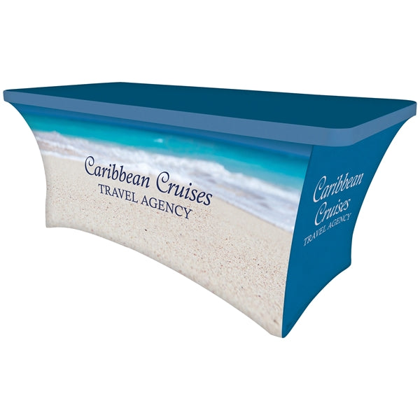 6' Digitally Printed Stretch Table Covers