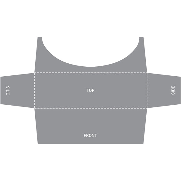 8' Customized Open Back Stretch Style Table Cover