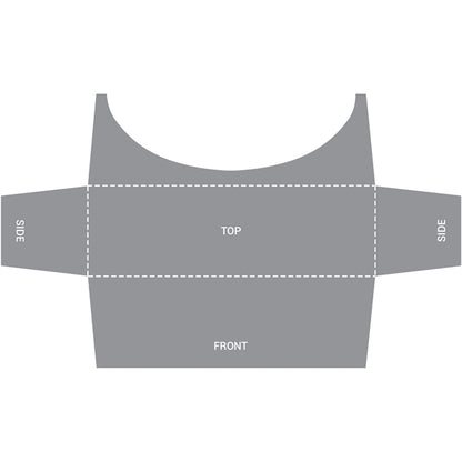 8' Customized Open Back Stretch Style Table Cover