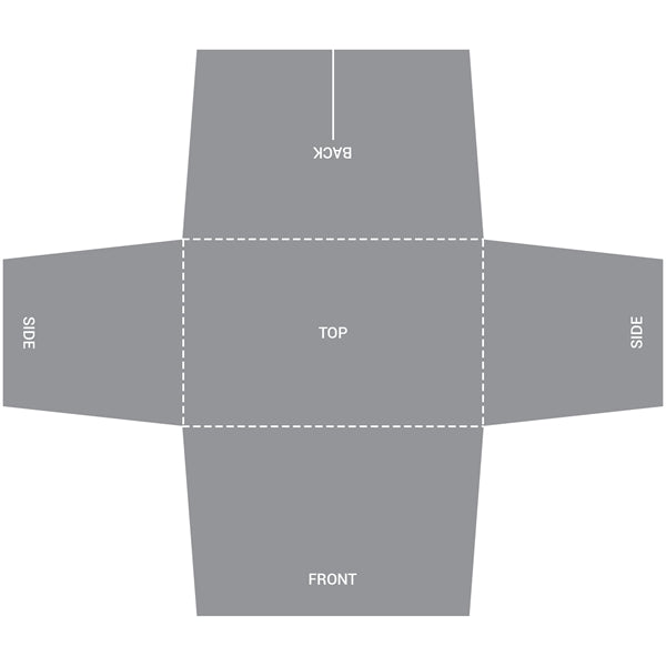 4' Customized Zipper Back Stretch Style Table Cover