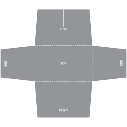 4' Customized Zipper Back Stretch Style Table Cover