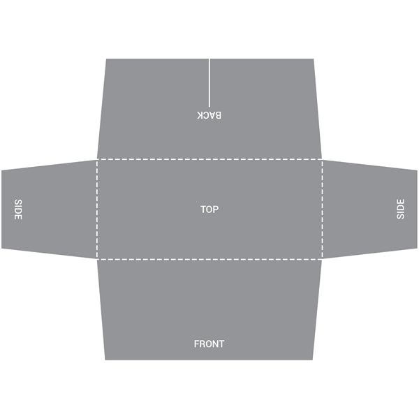 6' Customized Zipper Back Stretch Style Table Cover