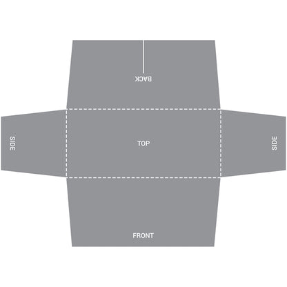 6' Customized Zipper Back Stretch Style Table Cover