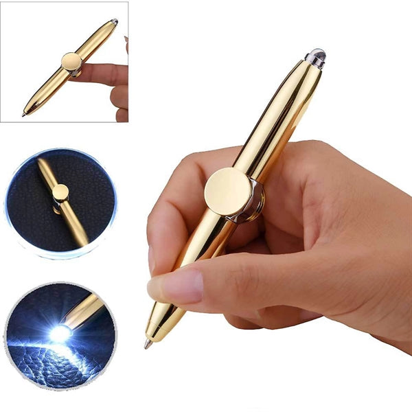 Fidget Spinner Pen With Led Light